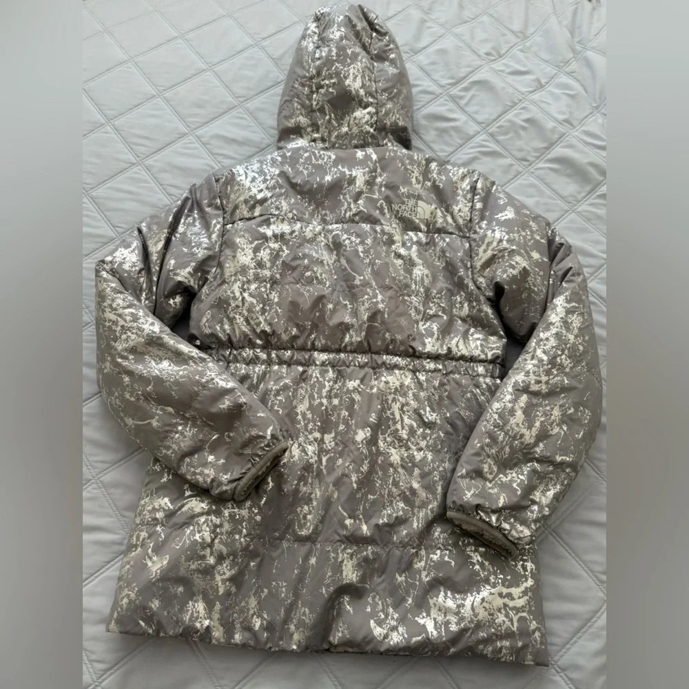The North Face‎ Kids Reversible Metallic Gray Puffer Jacket